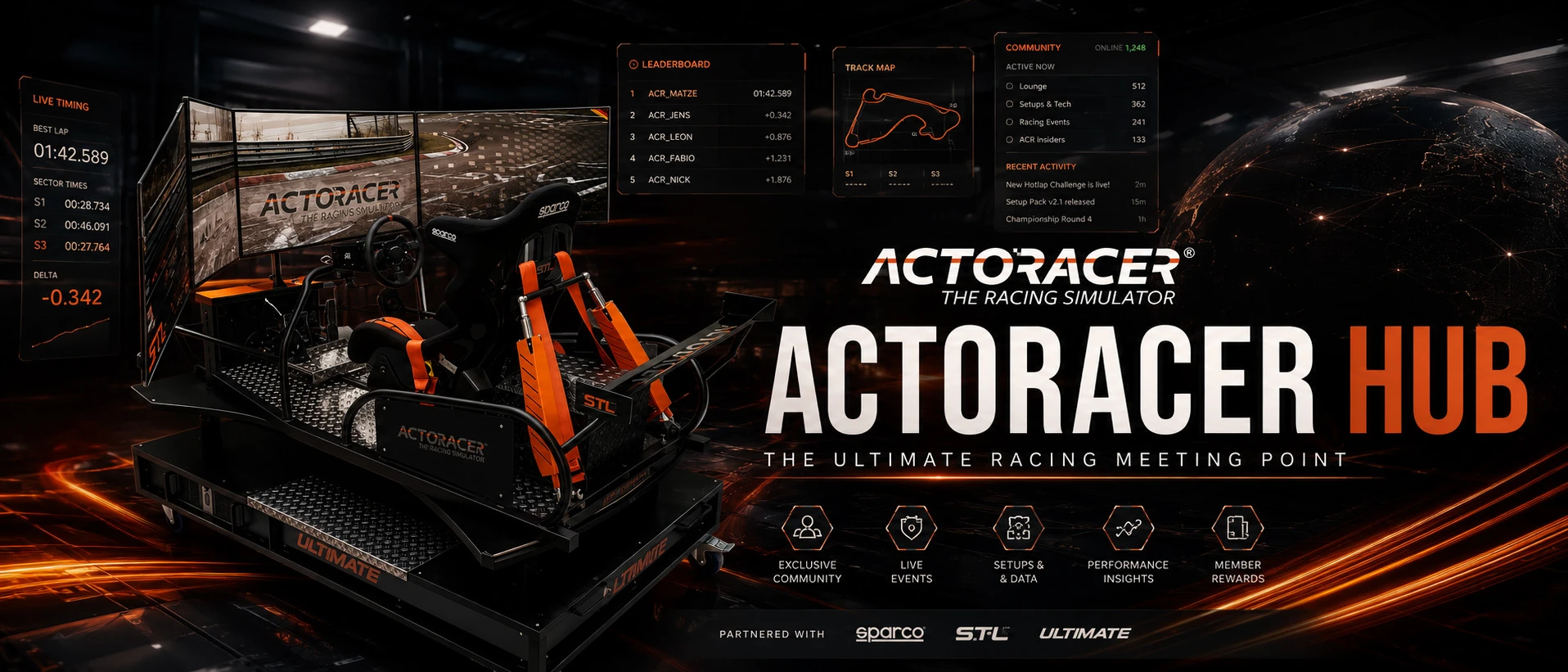ACTORACER Hub — The Ultimate Racing Meeting Point